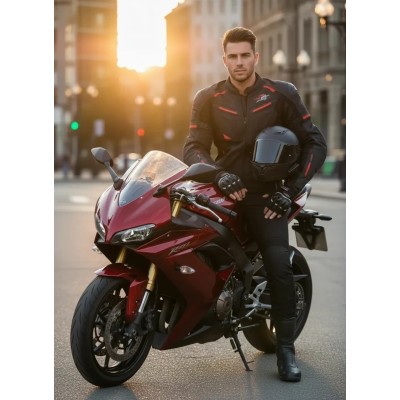 Probiker PR230P Motosiklet Eldiveni CE/EN Etiketli A Kalite Pembe Yarım Eldiven Kısa Spor Bisiklet Eldiven