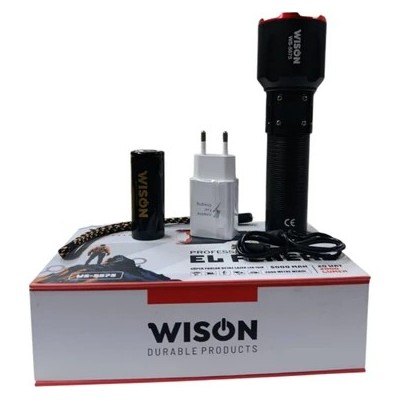 Wıson Ws-6868 2500 Lümen 25 Wat 5000 Mah Pil Şarj Edilebilir Uzun Menzilli El Feneri