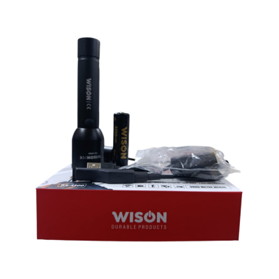 Wison WS-4300 1200 Lümen Tüfek Aparatlı Şarjlı El Fener