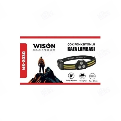 Wison WS-2030 1200 Lümen Kamp ve Çalışma Sensörlü Kafa Feneri