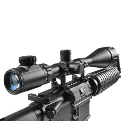 Bushnell 4-16x50 AOE Işıklı Paralax' lı Tüfek Dürbünü