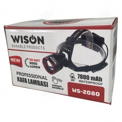 Wison Ws-2080 Profesyonel Kafa Lambası 3000 Lümen 40 Watt