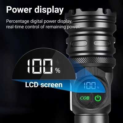 Wıson Ws-6868 2500 Lümen 25 Wat 5000 Mah Pil Şarj Edilebilir Uzun Menzilli El Feneri