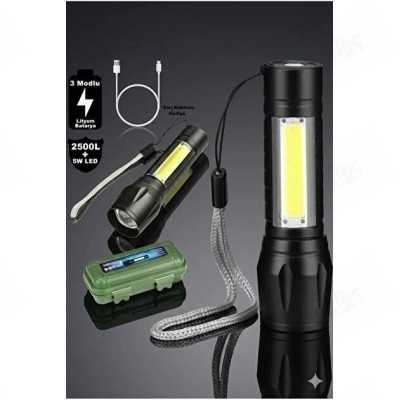 Wison WS-5454 COB LED USB Şarjlı Mini El Feneri