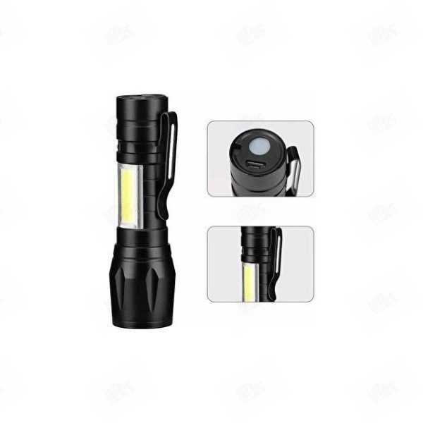 Wison WS-5454 COB LED USB Şarjlı Mini El Feneri